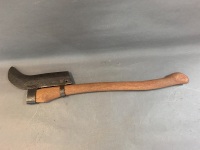 Vintage Trojan Brush Axe - 10.5" Blade - 3