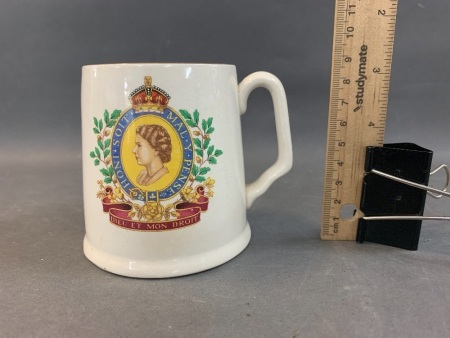 Vintage Beswick 1953 Q.Elizabeth Coronation Mug