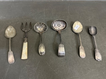 Assortment of Marked Vintage Cutlery Pieces