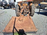 Leyland 154 Tractor with David Brown Slasher BPT04 4ft. with Spare Wheel Weights - 3