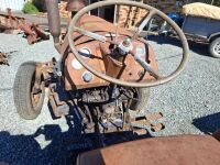 Leyland 154 Tractor with David Brown Slasher BPT04 4ft. with Spare Wheel Weights - 6