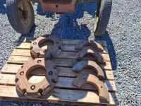 Leyland 154 Tractor with David Brown Slasher BPT04 4ft. with Spare Wheel Weights - 8