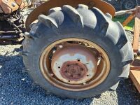 Leyland 154 Tractor with David Brown Slasher BPT04 4ft. with Spare Wheel Weights - 16