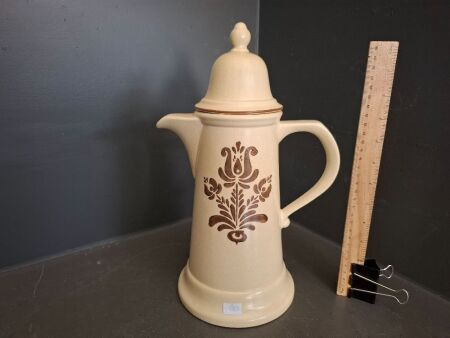 Pfaltzgraff American Stoneware Creamer / Coffee Pot Marked 6-490