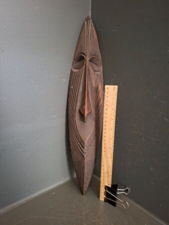 PNG Sepic River Wooden Mask