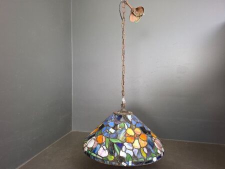 Large Vintage Tiffany Style Lamp Shade
