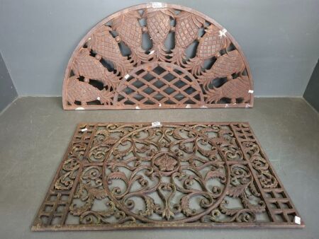 2 Cast Iron Balustrades