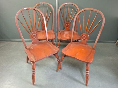 4 Mid Century Dining Chairs