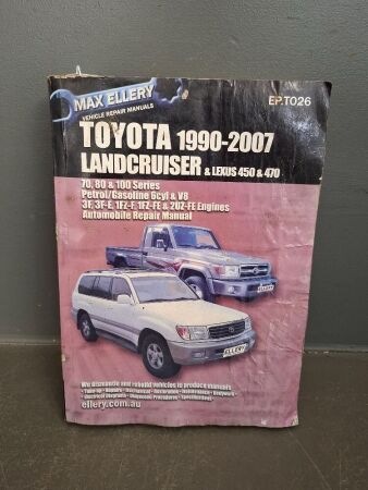 Toyota 1990 - 2007 Land cruiser Repair Manual