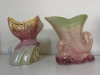 PP Pty Ltd Australia Lustreware Vase & Butterfly Vase - 3