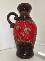 West German Fat Lava Vase - 3