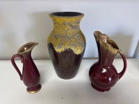 3 West German Ceramic Pieces - 2