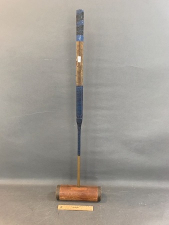 Vintage Timber Croquet Mallet