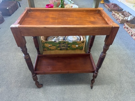 Vintage Wooden Cart on Castors