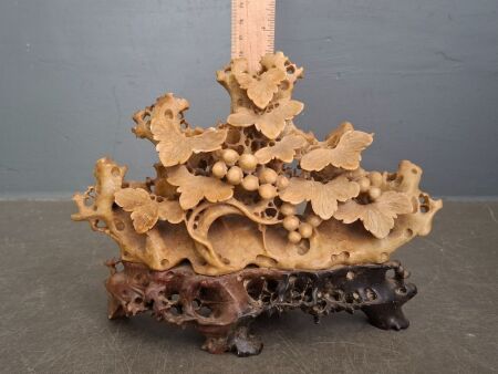 Vintage Chinese Soap Stone Sculpture