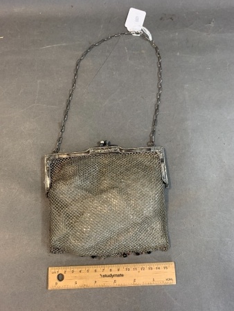 Antique German Silver Chain Purse