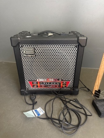 Roland Cube 40W Amplifier & Effects (Cube 40xl) with foot pedal
