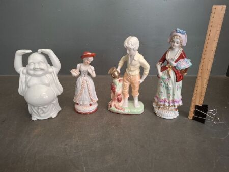 4 Ceramic Figurines