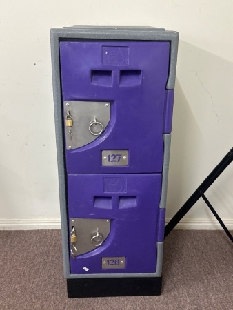 FSP Heavy Duty Plastic 2 Door Locker