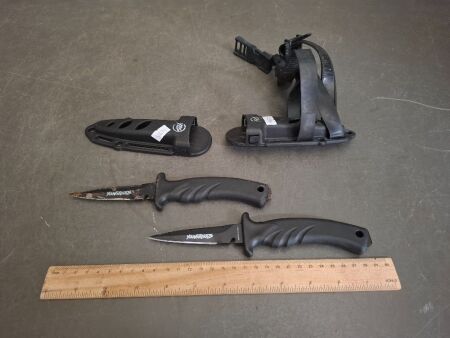 2 Young Blood Diving Knives Made in Italy