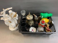 Box Lot of Ceramics & Bric- a Brac - 2