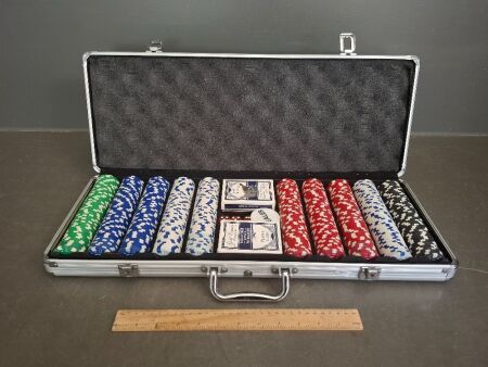Professional Poker Chip Set with Lockable case