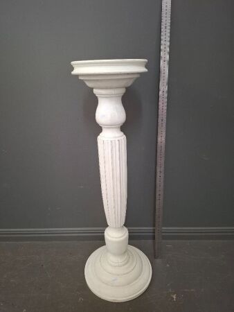 White Wooden Plant Stand
