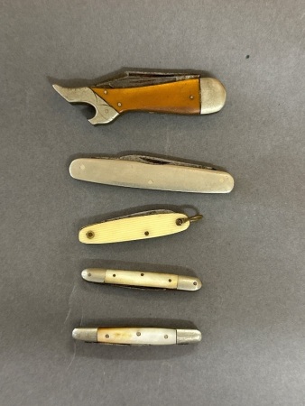 5 x Pocket Knives