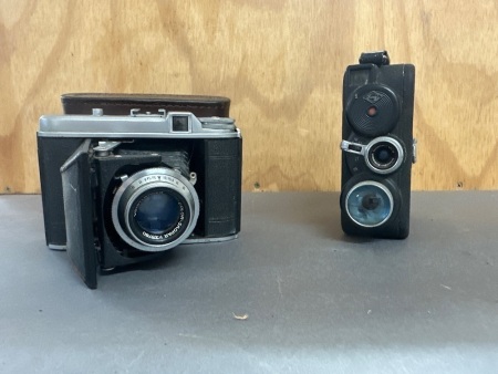 Vintage Voiglander Perkeo Camera + Movie Camera