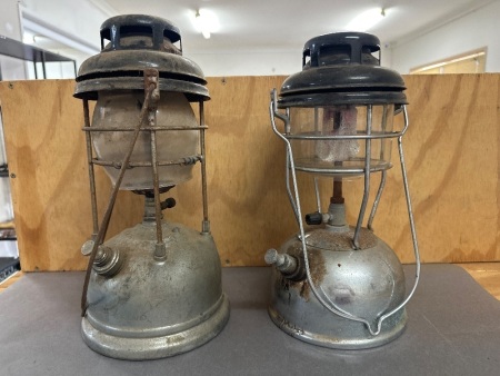 2 Vintage Tilley Lanterns