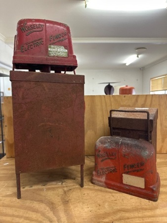2x Vintage Worseley Electric Fence Units - for display