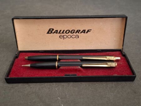 Vintage Ballograf Epoca Danish Pen and Pencil Set