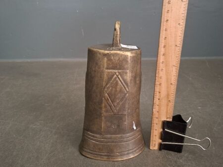 Early Brass Cow Bell