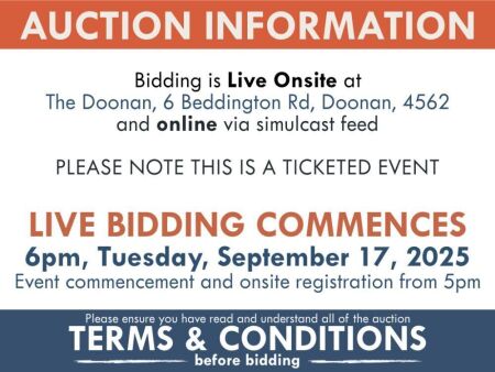 AUCTION INFO