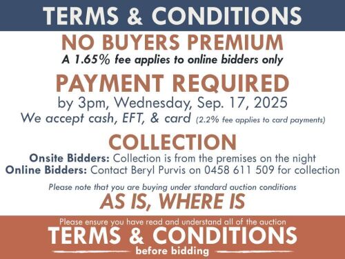 TERMS AND CONDITIONS