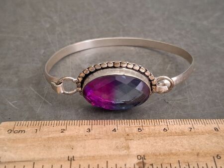Mystic Topaz Sterling Silver Bracelet