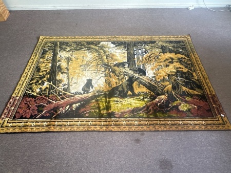 Mid Century Wall Hanging or Floor Rug