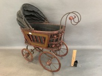 Vintage Style Dolls Pram