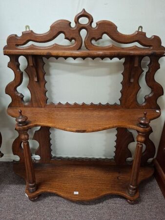 Antique Ornate Wall Hanging Hallway Shelf
