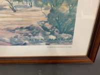 Framed Albert Namatijira Print - The Centre - 2