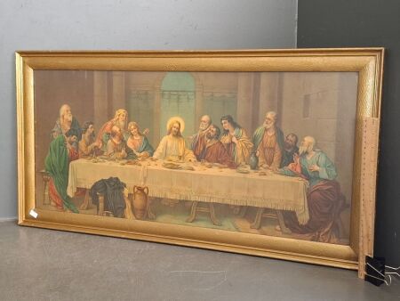 Vintage The Last Last Supper Print