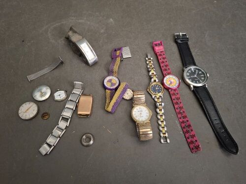 Assortment of Watches and Parts