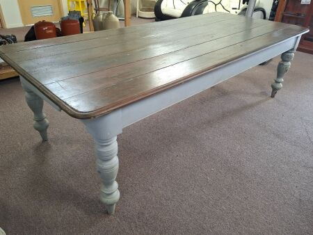 Solid Ironbark Farmhouse Table - Seats 12 - Made in Kin Kin C 1895
