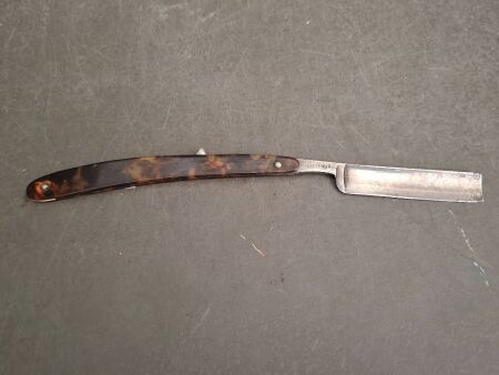 Joseph Roogers & Sons Sheffield Tortoise Shell Cut Throat Razor