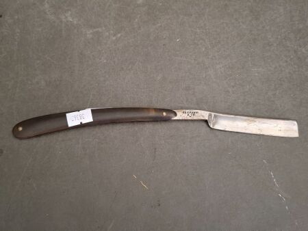 Simmons Howe Germany Brown Cut Throat Razor - K10