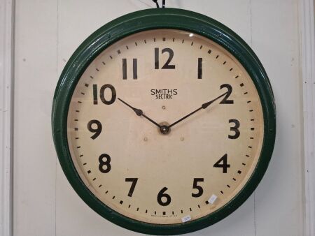Vintage Large Smiths Sectric Wall Clock - Made in Great Britain
