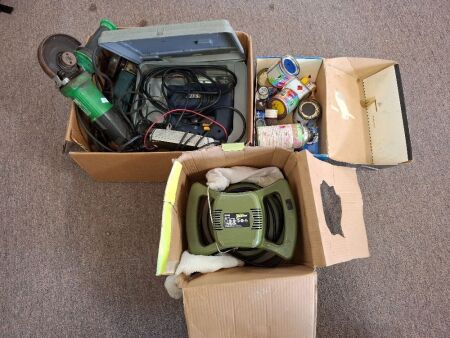Mixed Power Tool Lot inc. grinder