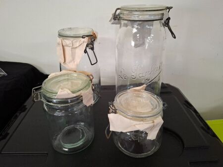 Large Boxed Lot of Pickling Jars - Various Sizes