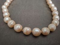 3 Pearl Necklaces - 2 possibly faux - 2