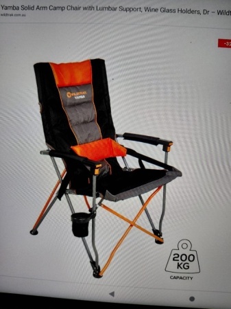 Wild Trak Yamba Lumber Chair